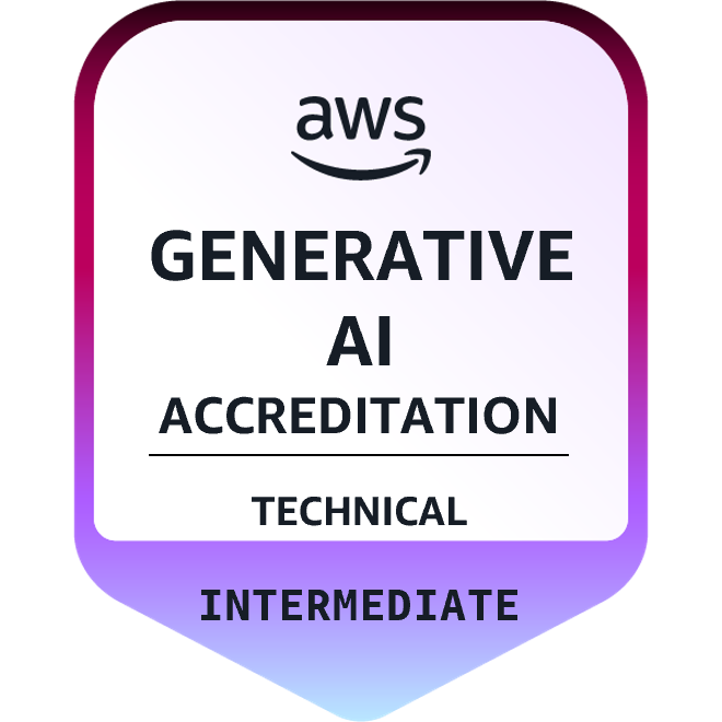 AWS Generative AI Technical Intermediate (L200) Badge